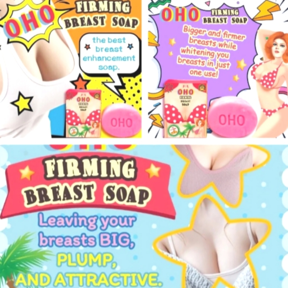 Bre*st firming Soap Oho Bre*st Firming Soap Attractive Pink Soap